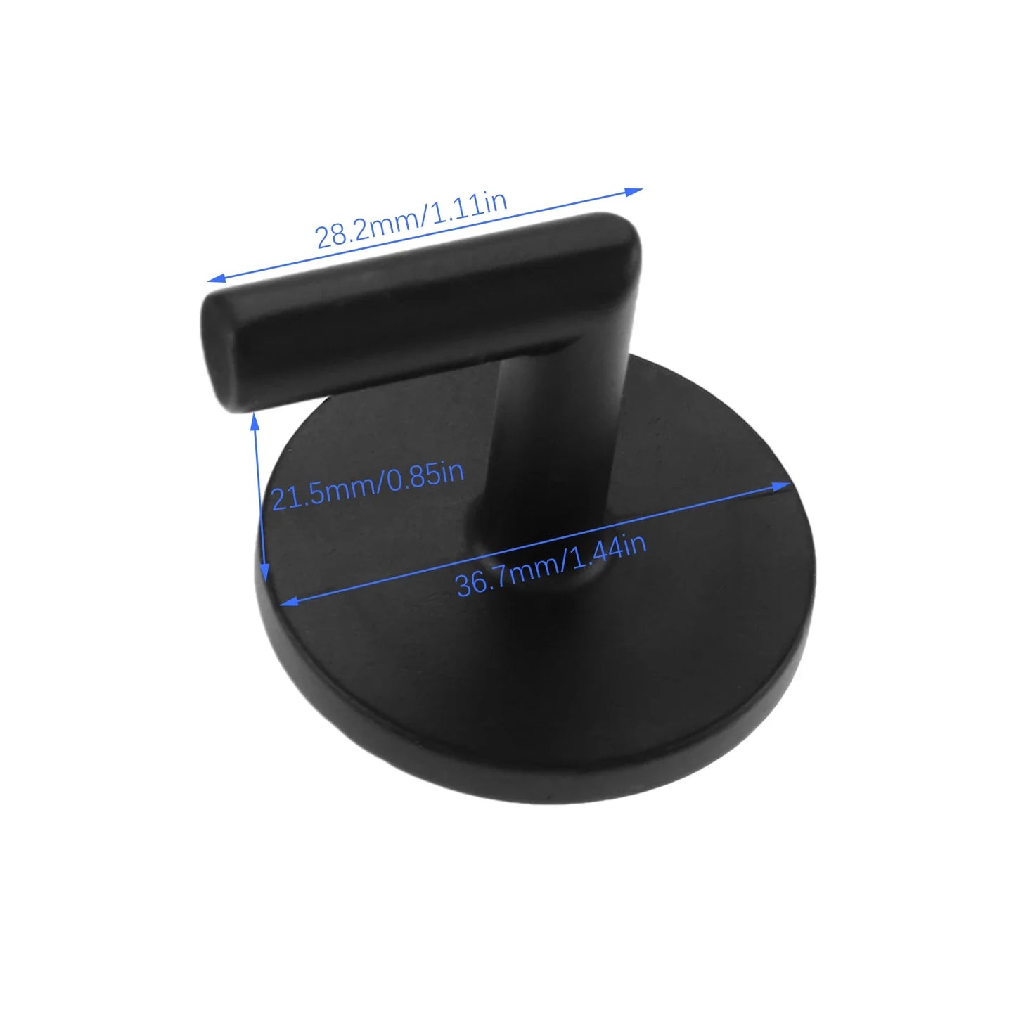 Retro Black Alloy Wall Hooks Set of 2 | Coat & Key Hanger