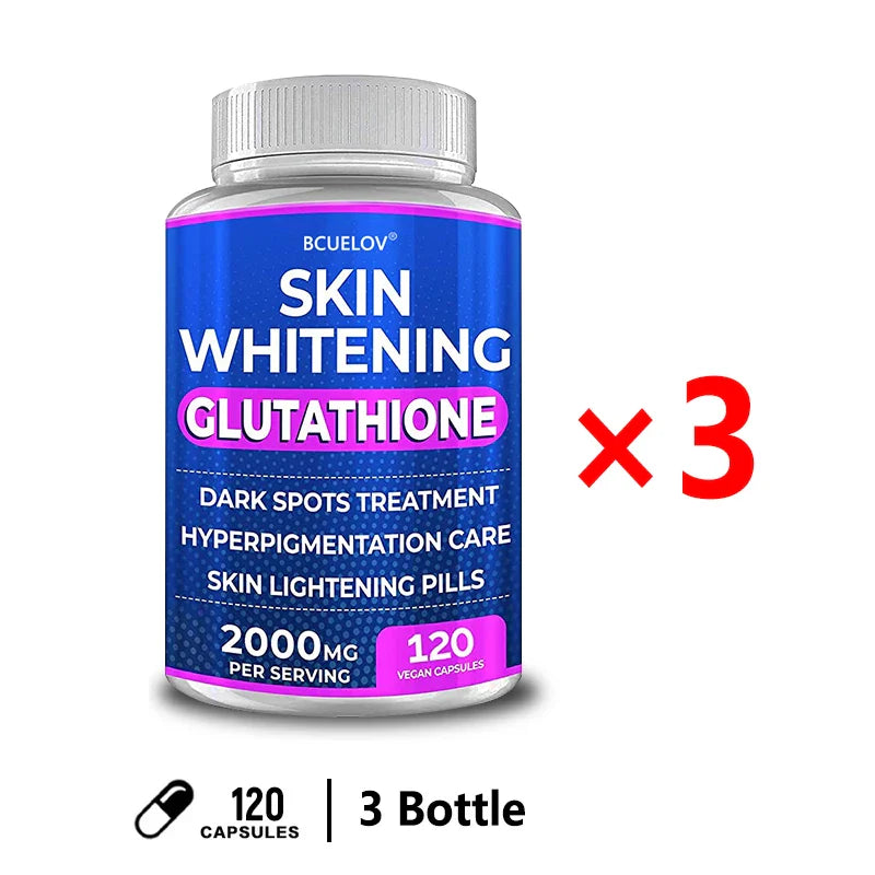 Glutathione Skin Brightening Pills 2000mg – Turmeric Bearberry