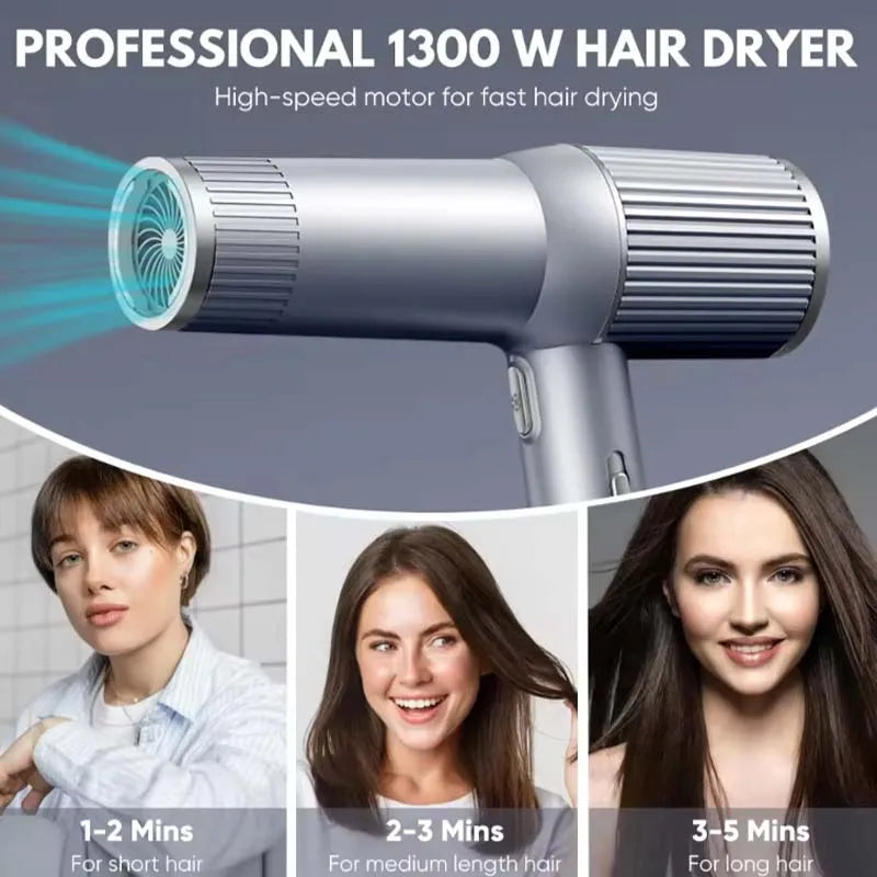 Professional Ionic Hair Dryer with Constant Temperature One-Touch Cooling Diffuser-Negative Ion Hair Care Peaceful Pleasures Health and Wellness