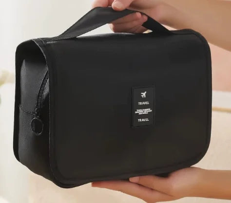 Foldable Hanging Travel Toiletry & Makeup Bag | Oxford Fabric