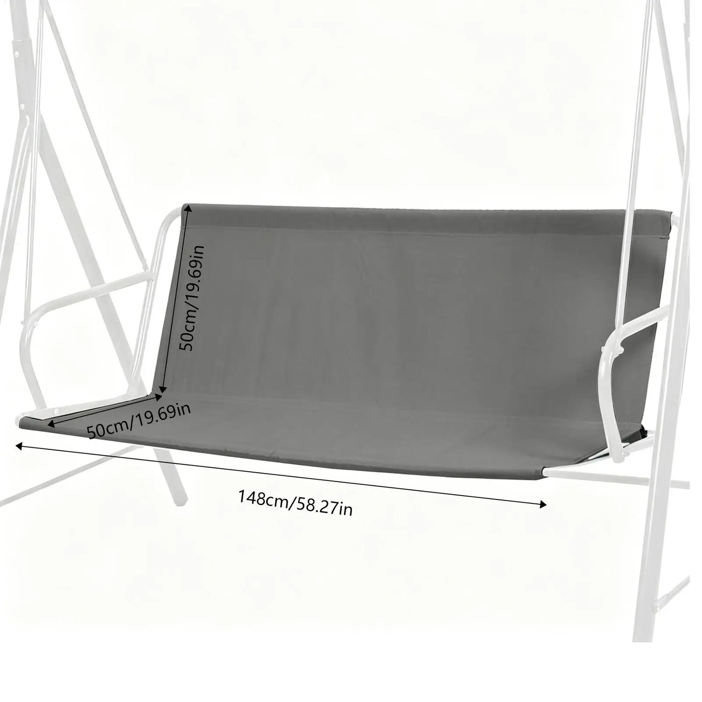 600D Oxford Waterproof Anti-UV Outdoor Swing Seat Cover