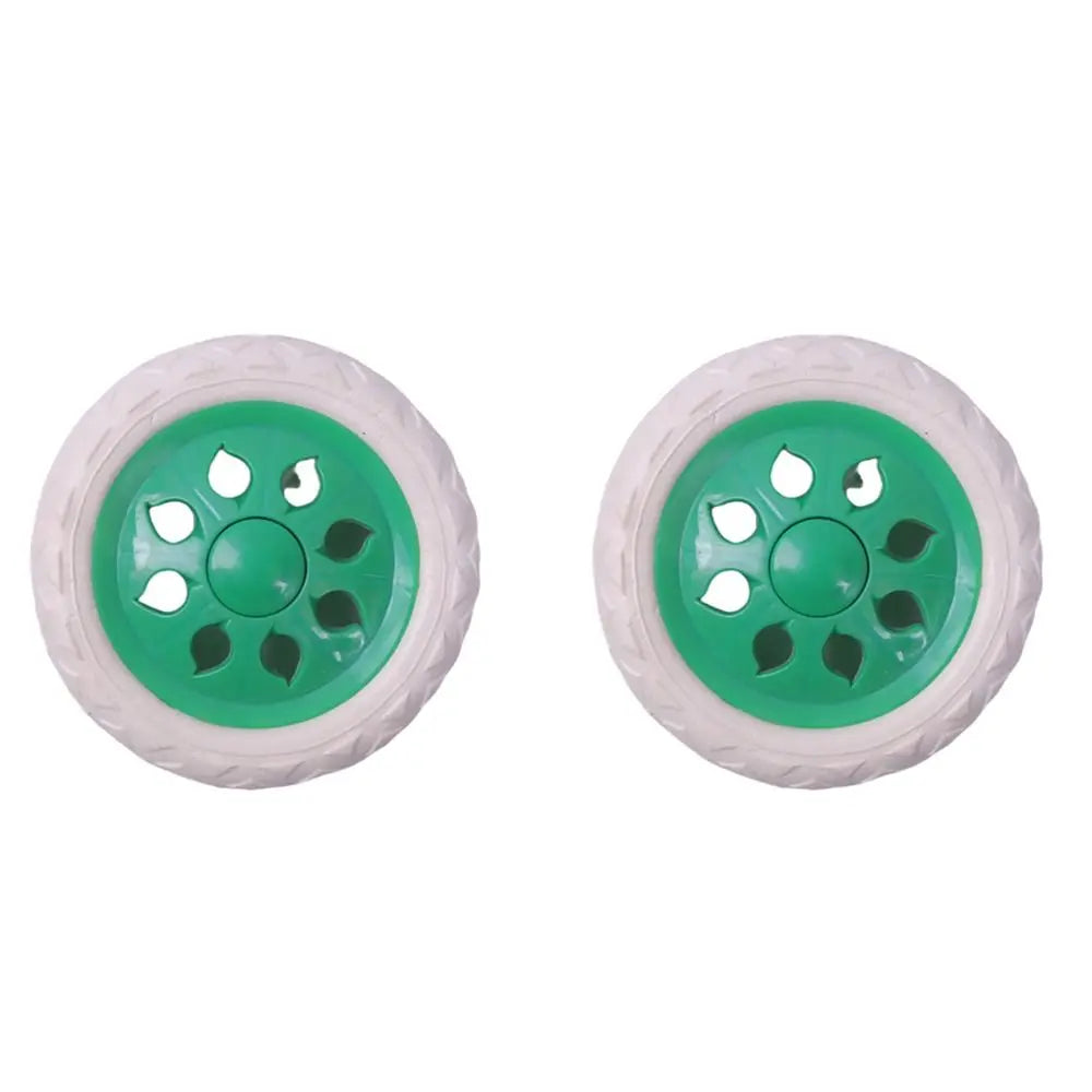 2Pcs Durable EVA Shopping Cart Wheels Flexible 6.3Inch Tire Wheel Anti Slip Replacement Travelling Trolley Caster Peaceful Pleasures Health and Wellness 8