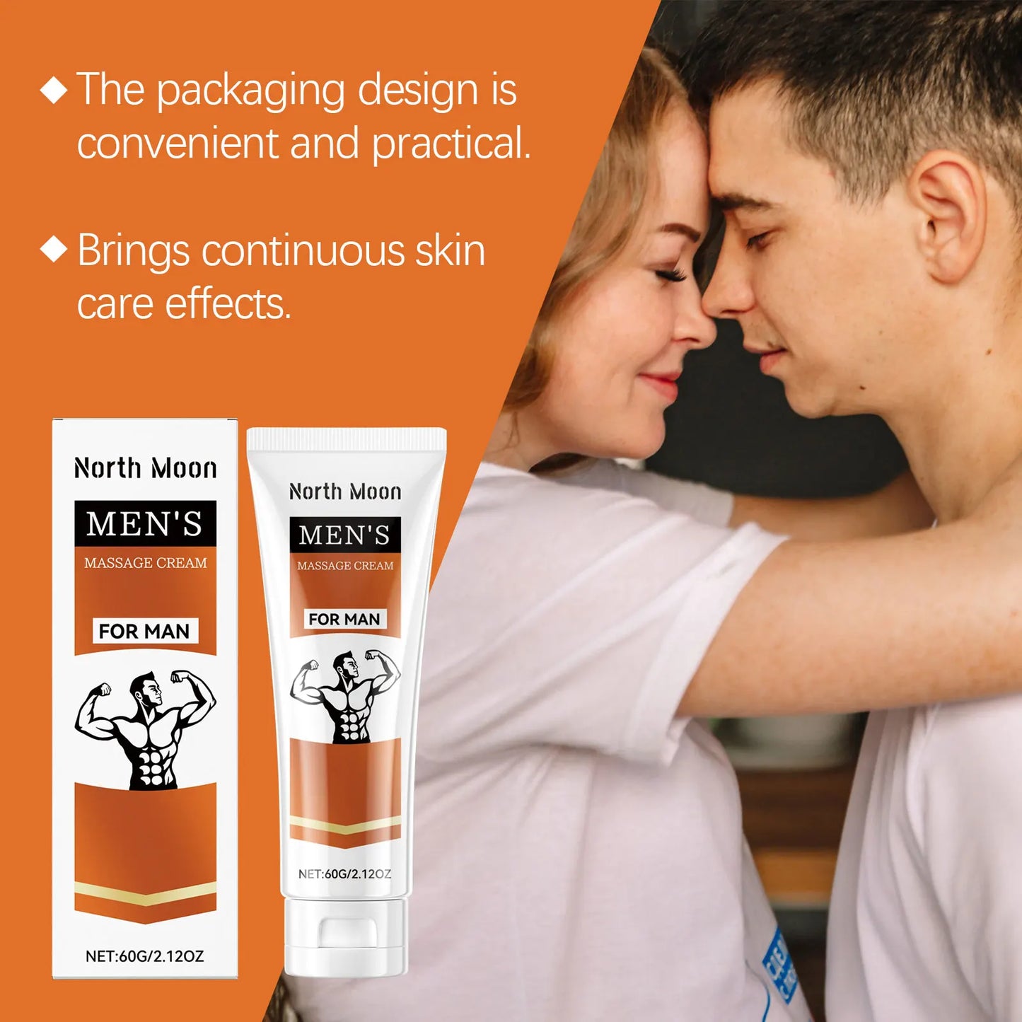 North Moon Ginseng Men's Body Firming Tightening Cream 60g