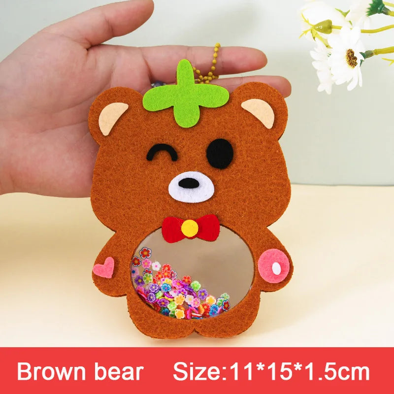 Creative Sequin Shaker Halloween Animal Pendant Handmade Craft