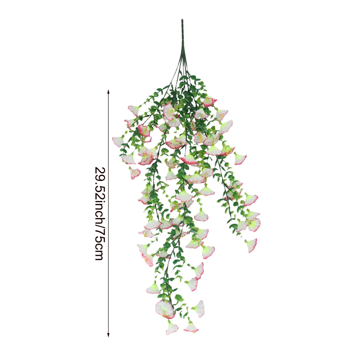 Artificial Flowers Fake Morning Glory Eucalyptus Leaves Hanging