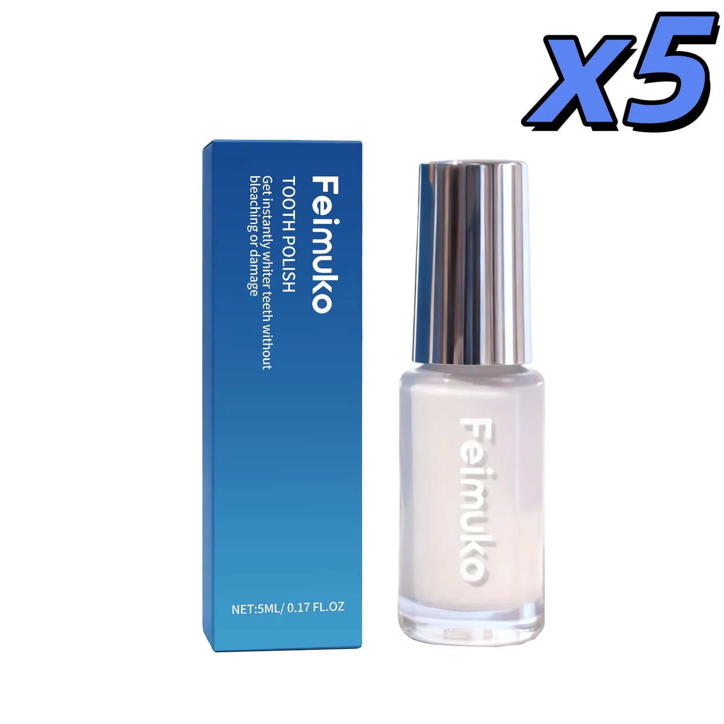 5ml Tooth Whitening Paint Remove Tooth Pigments Stains Dental Bleaching Fresh Breath Oral Hygiene Brightening Tooth Polish Paint Peaceful Pleasures Health and Wellness 25ml boxed