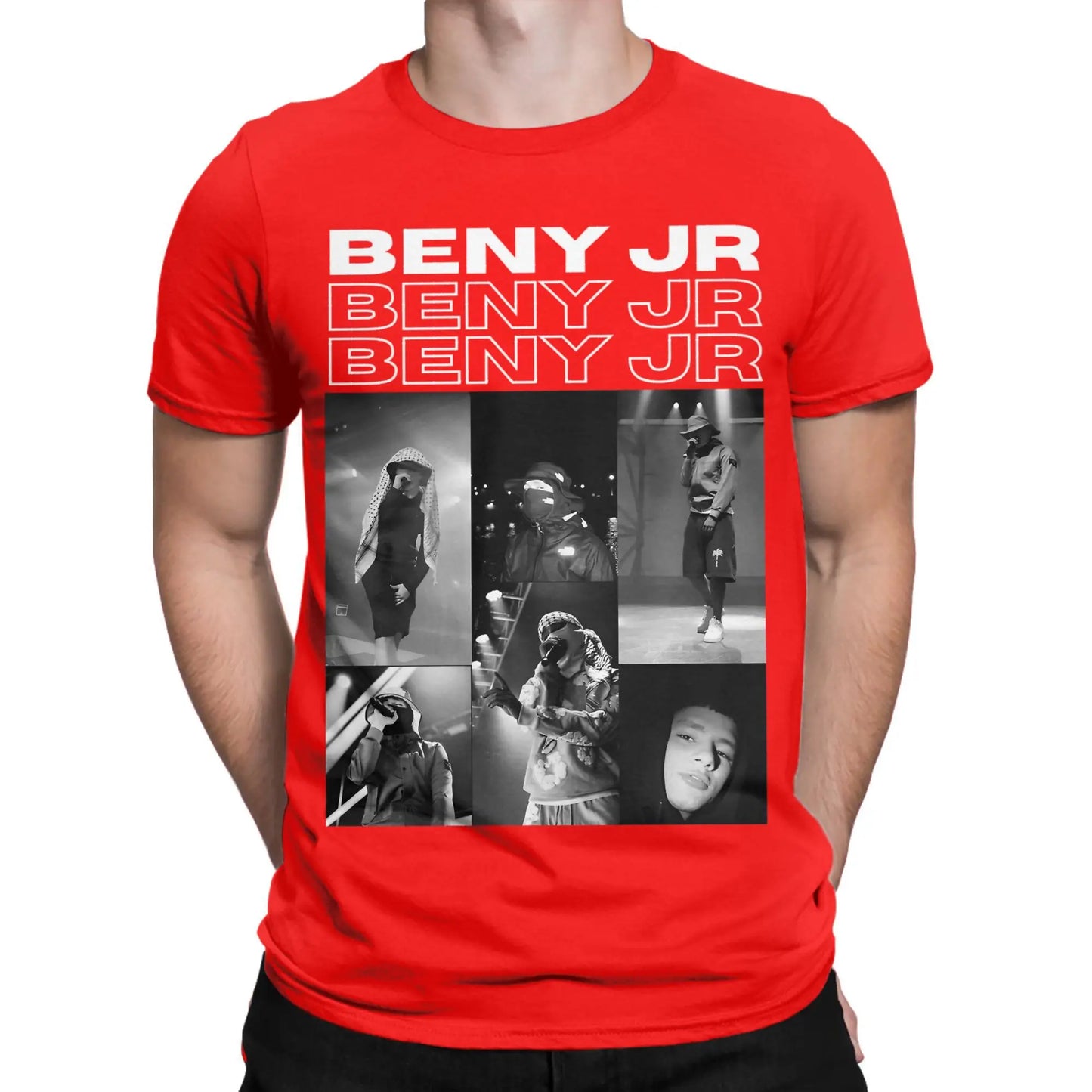 Benys Jr Pure Cotton T Shirt For Men Beach Rapper Y2K Casual T Shirts Crewneck Fashion Tees Oversize Pattern Tops Peaceful Pleasures Health and Wellness