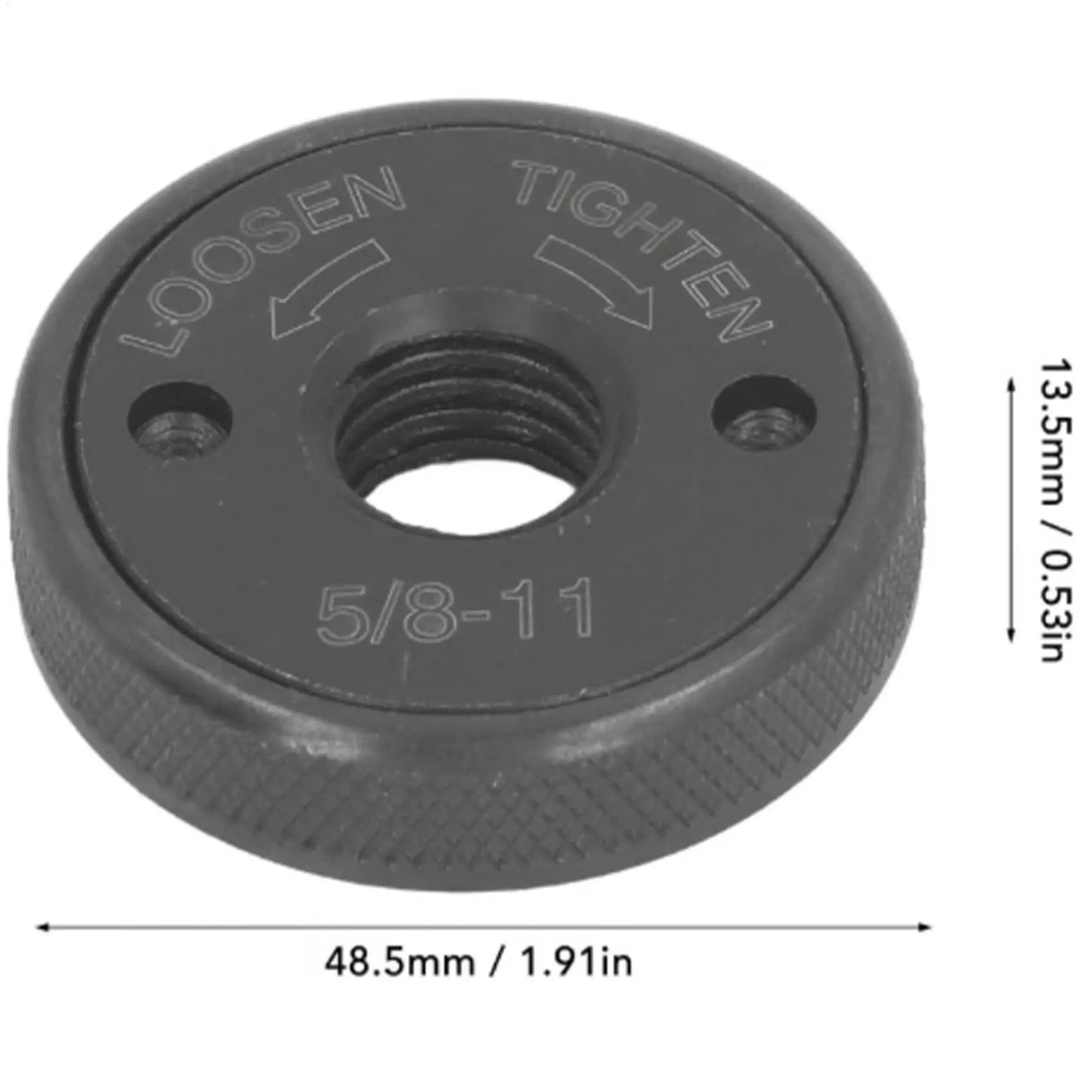 Angle Grinder Self-Locking Flange Nut | 5/8"-11 Alloy Steel