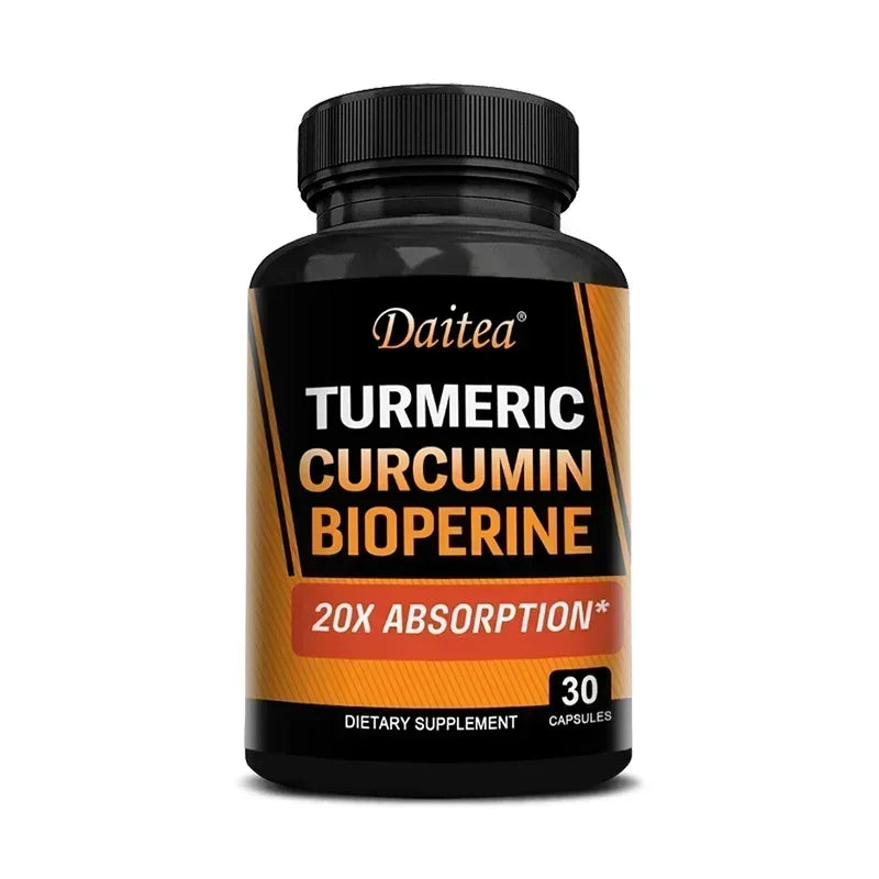 Turmeric Curcumin with Ginger & Black Pepper 2665mg Peaceful Pleasures Health and Wellness 30 count-1 bottle