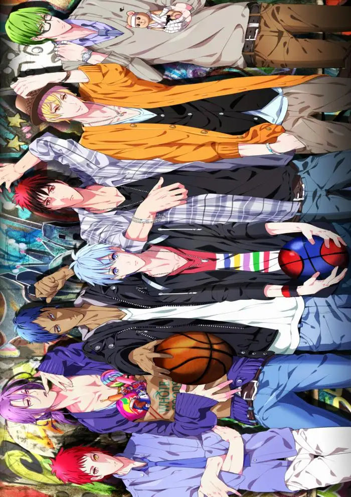Kuroko No Basket Anime Canvas Wall Art Minimalist Poster