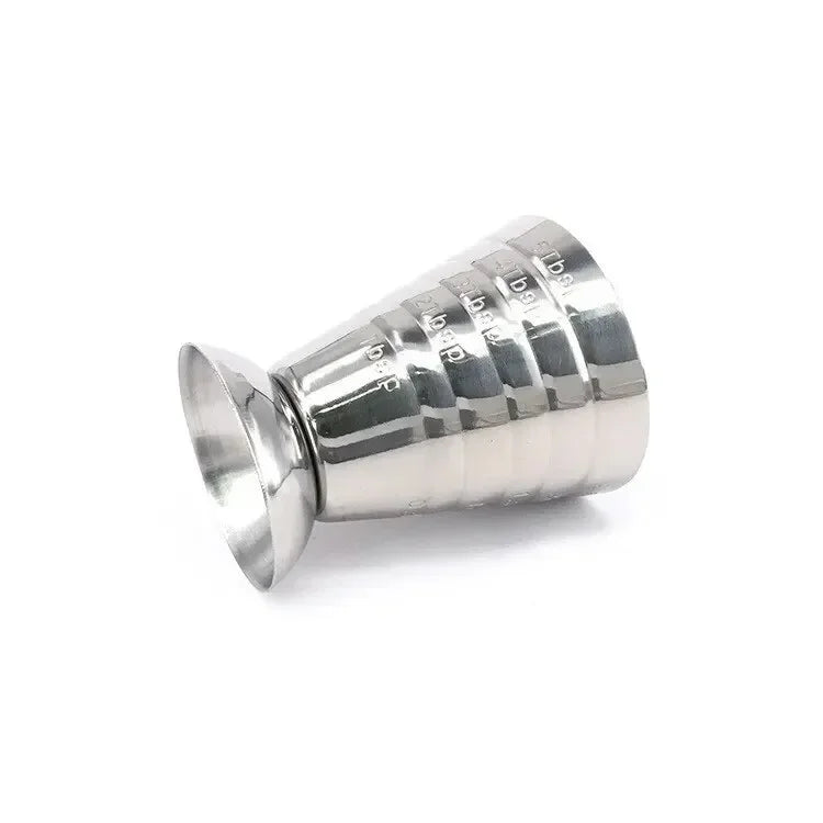 Bar Mixed Drink Accessories Stainless Steel Measure Cup 75ML Gadgets Cocktail Tools Bar Cocktail Shaker Jigger Peaceful Pleasures Health and Wellness 1pc