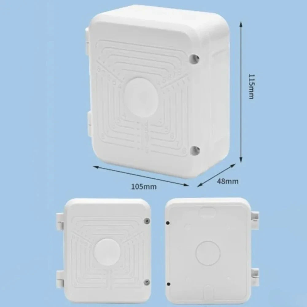 Waterproof Junction Box For CCTV Camera Video Wire Box Power Supply Cable Box Outdoor Electronic Camera Protection Box White Peaceful Pleasures Health and Wellness