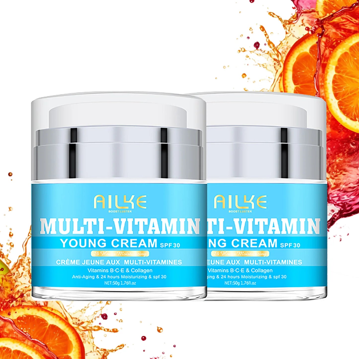 AILKE Multivitamin Face Cream – Brightening & Anti-Aging | 50ml