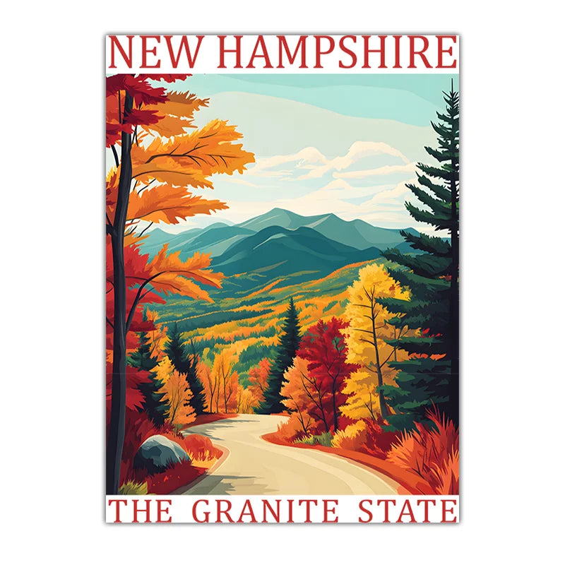 Western Landscape Canvas Wall Art | Vintage Poster Print Décor Canvas Wall Art Peaceful Pleasures Health and Wellness 02 21X30cm No Frame China Mainland