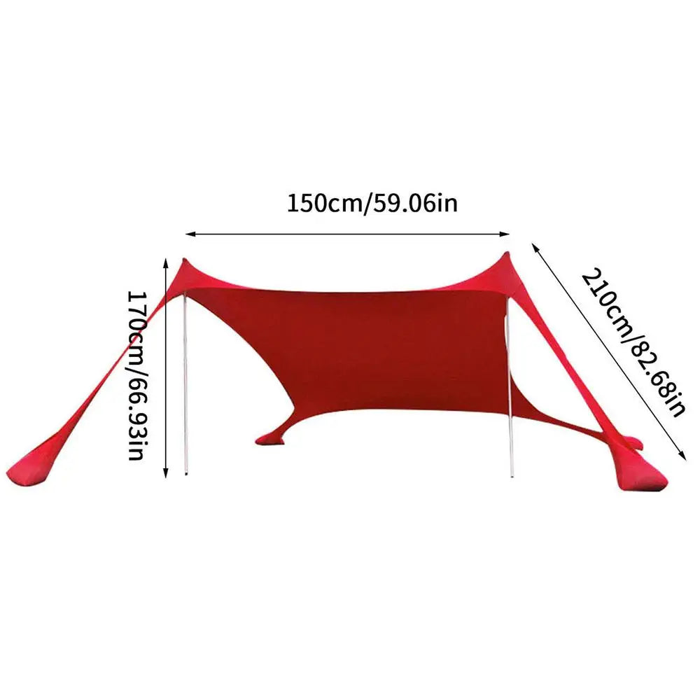 Portable Beach Canopy Sun Shade UV Protection & Storage Bag