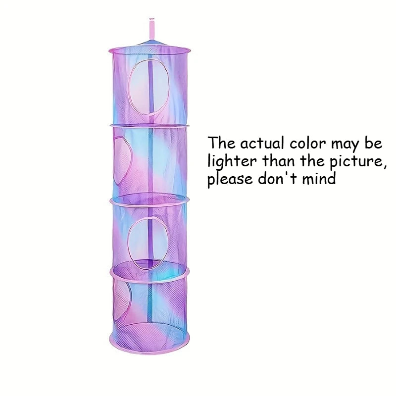 4-Layer Foldable Storage Hammock | Toy & Home Organizer