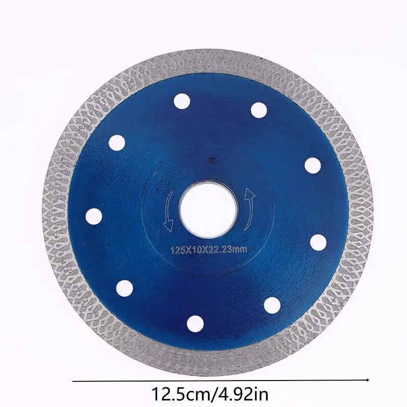 Blue 115/125mm Diamond Saw Blade Power Tools Grinding Saw Cutter Disc For Ceramic Granite Marble Porcelain Tile Cutter Peaceful Pleasures Health and Wellness 125mm