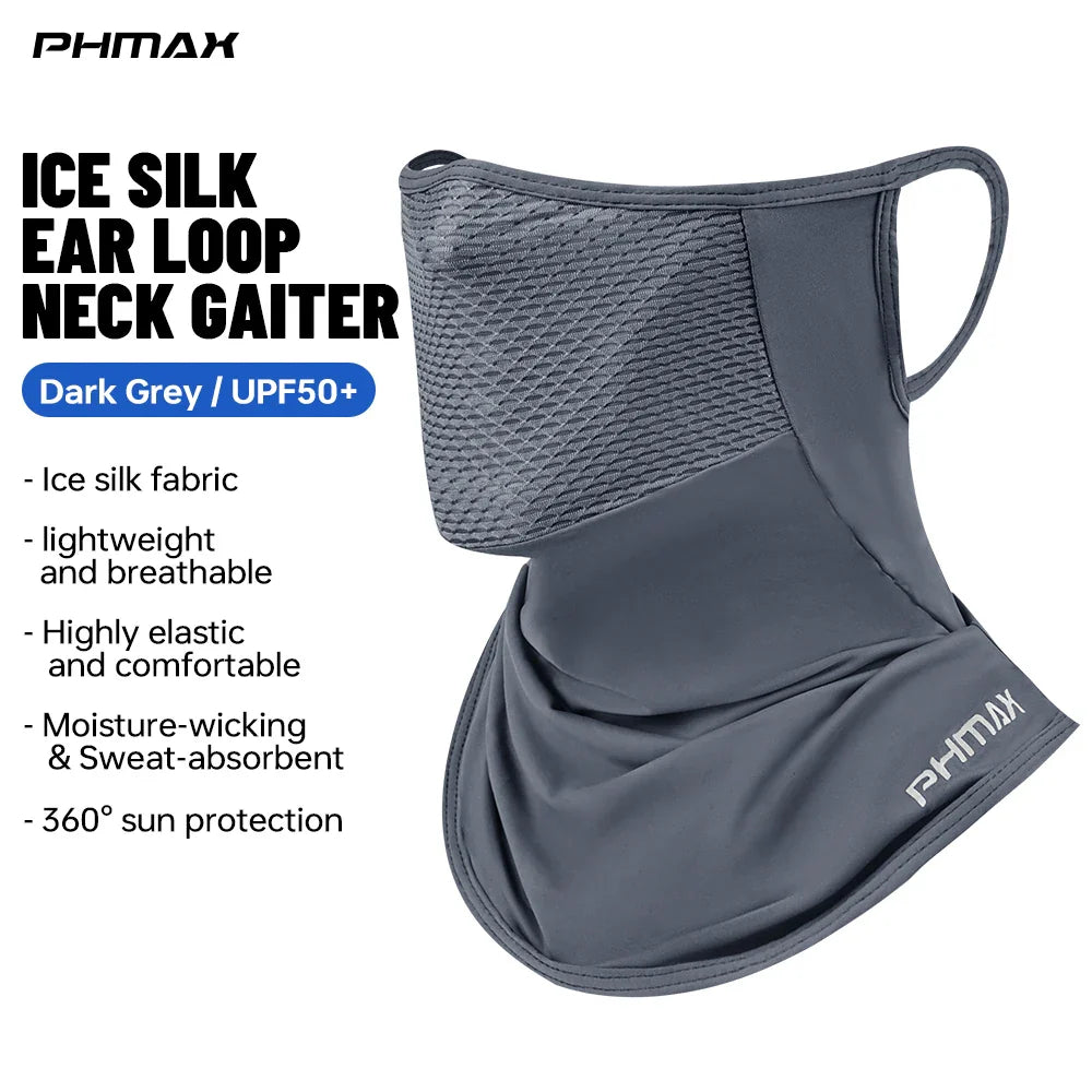 PHMAX Ice Silk Cycling Mask – UV Protection & Quick Dry