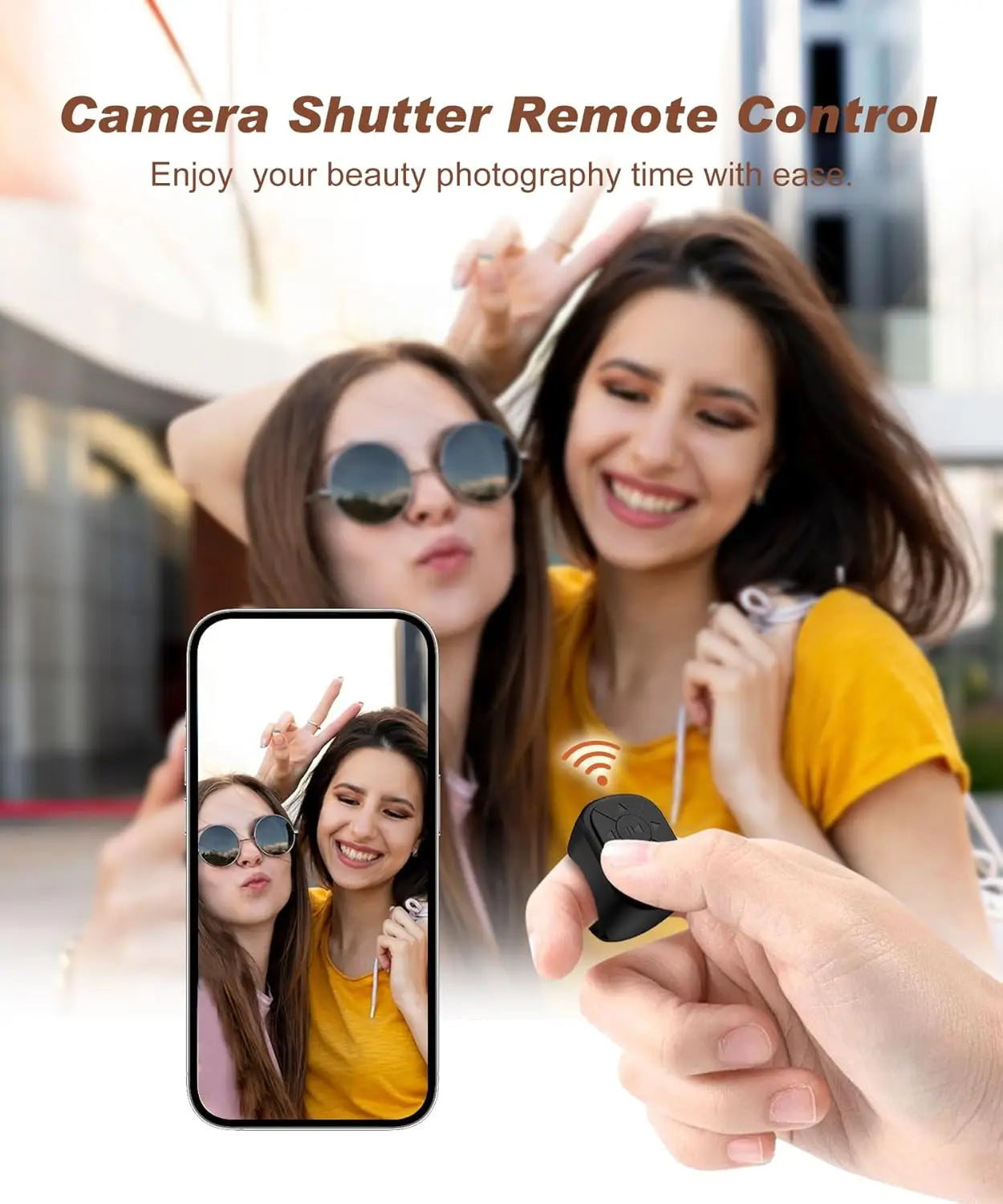Bluetooth Scrolling Ring Remote – TikTok, Camera & Music Peaceful Pleasures Health and Wellness