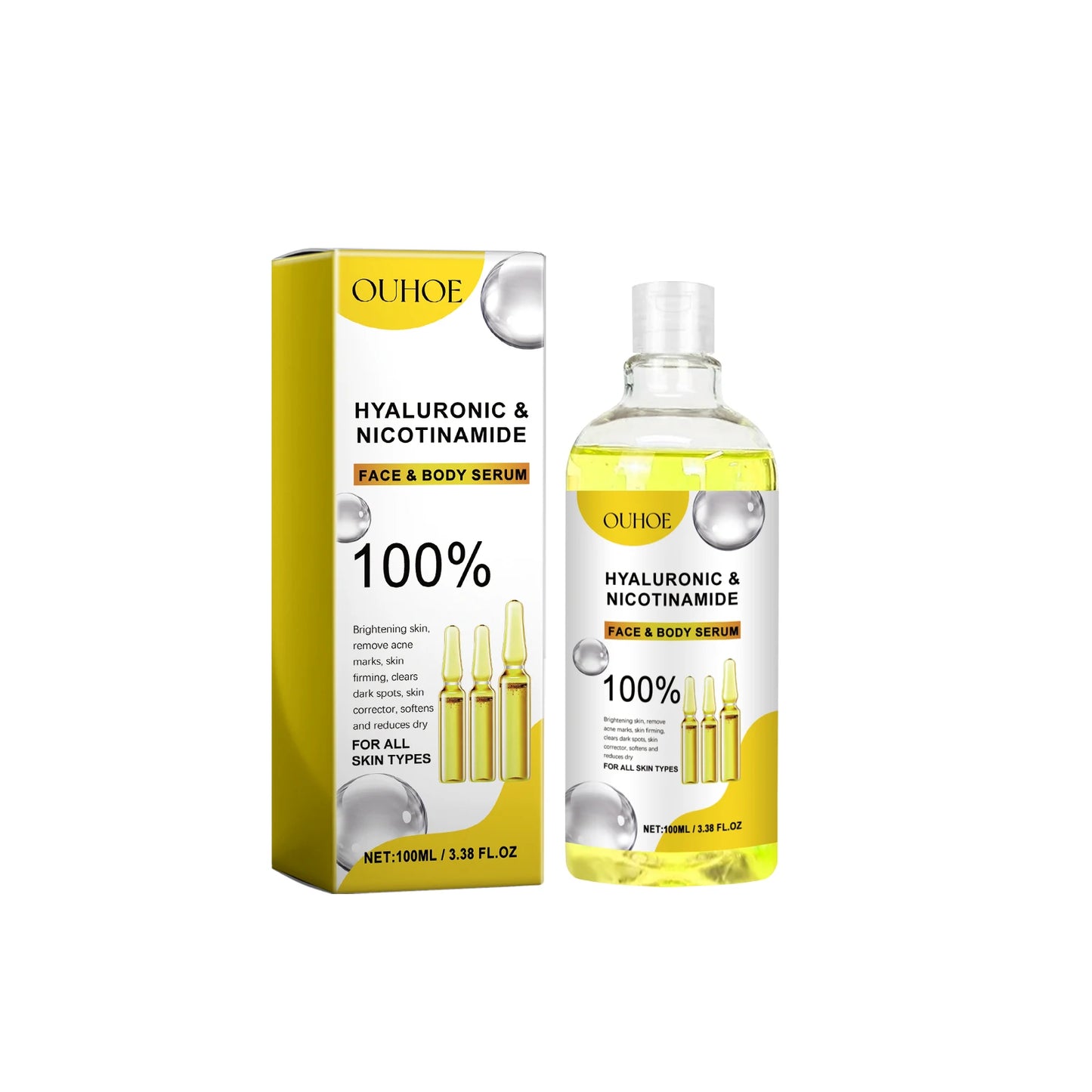 Hyaluronic Acid & Niacinamide Serum – Brightening & Firming