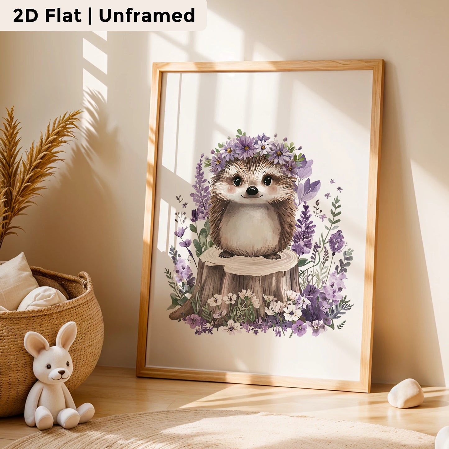 3-Piece Cartoon Raccoon Canvas Wall Art | Kids Room Decor