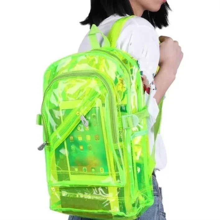 Fashionable Waterproof PVC Transparent Backpack Clear Plastic Mini