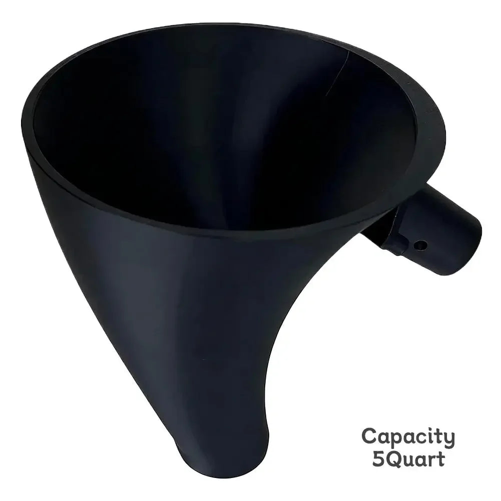 For Artisan Ksm150 5 Enables Guided Pouring Easy Pouring Design Flour Funnel - Prevents Spills & Messes, Kitchen Aid Funnel Tool Peaceful Pleasures Health and Wellness Black