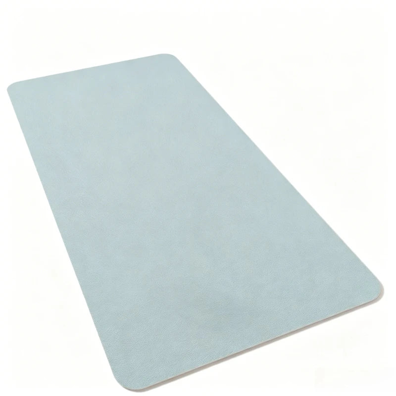 1pc Computer Accessories Solid Color Office Keyboard Desktop Mat Dormitory Study Desk Mat Peaceful Pleasures Health and Wellness blue 40x120cm