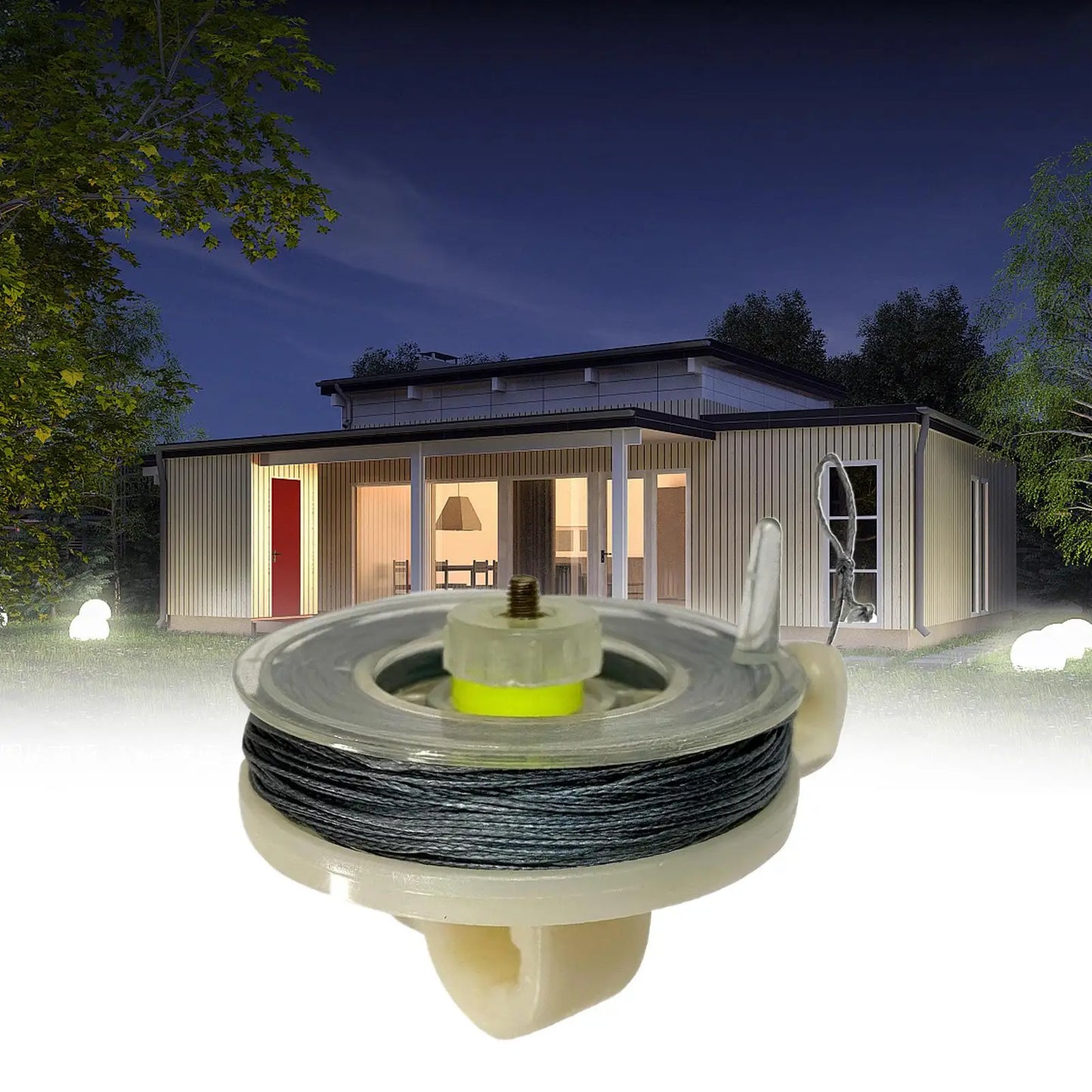 Camping Perimeter Trip Wire – 82ft Outdoor Security Alarm Cord