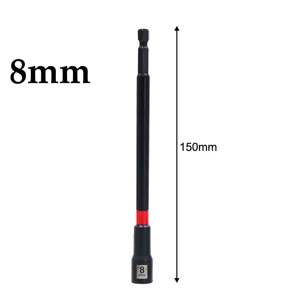 5-Pc Magnetic Long Nut Driver Set 6–14mm | Impact Drill Bits