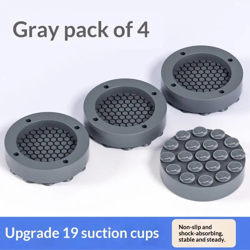Anti-Vibration Silicone Foot Pads for Washer & Refrigerator Appliance Foot Pads Peaceful Pleasures Health and Wellness A4