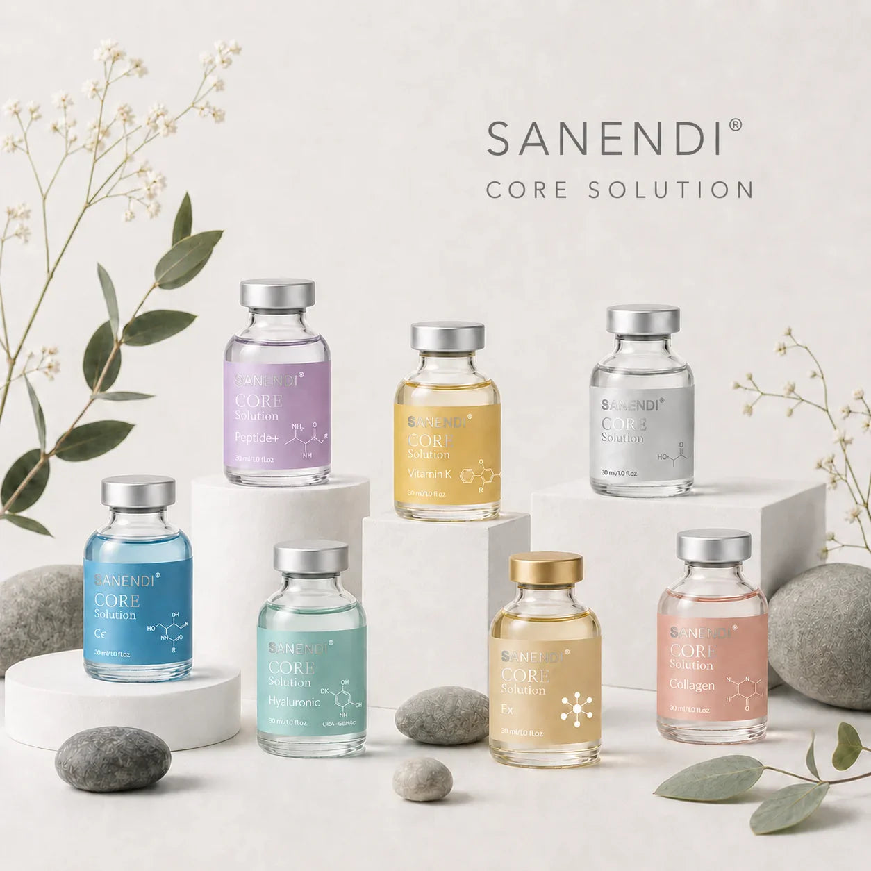 SANENDI Salmon DNA Serum – Hyaluronic Acid & Peptide Essence