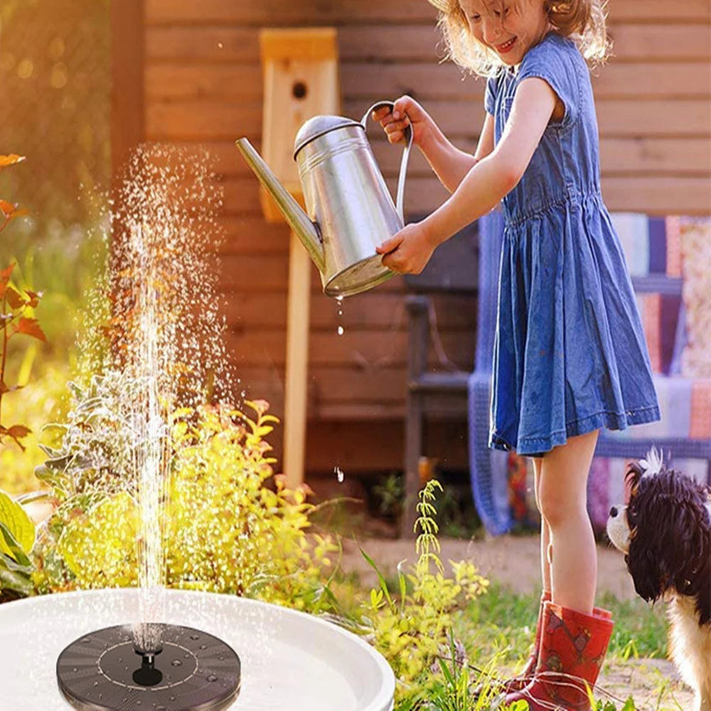 Solar Floating Fountain Pump – 6 Spray Heads, Garden & Pond Peaceful Pleasures Health and Wellness