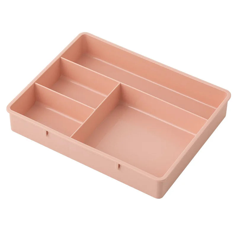 Desktop Drawer Organizer with Divided Compartments – Plastic