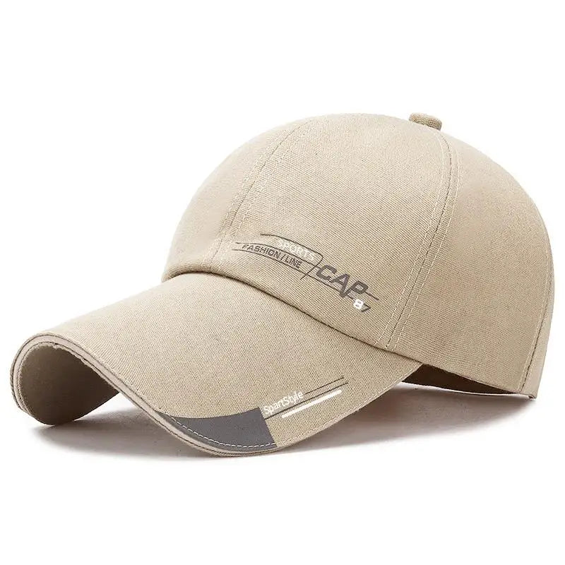 2026 Fashion Line Baseball Cap For Men Sports Cap Hat Fish Outdoor Long Visor Brim Shade Snapback Sun Hat Women's Summer Hat Peaceful Pleasures Health and Wellness 1pc 1