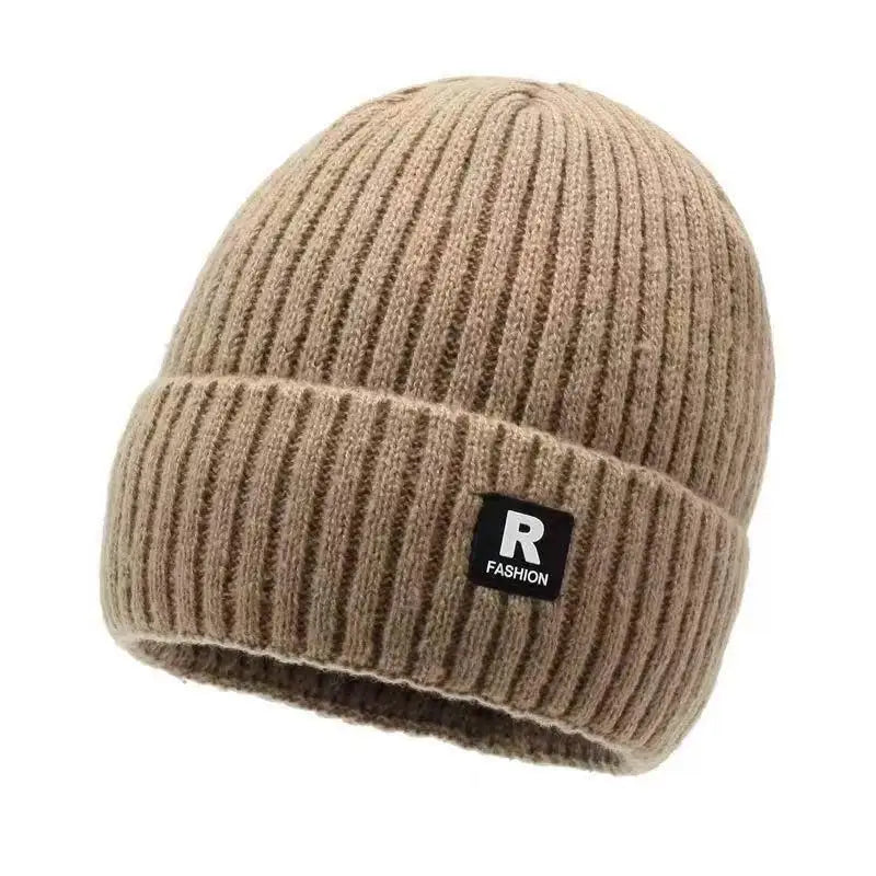 Winter Thick Beanie Hat With Fleece Lined For Men Women Winter Solid Knitted Wool Skull Cap For Outdoor Activities & Daily Use Peaceful Pleasures Health and Wellness Khaki One size