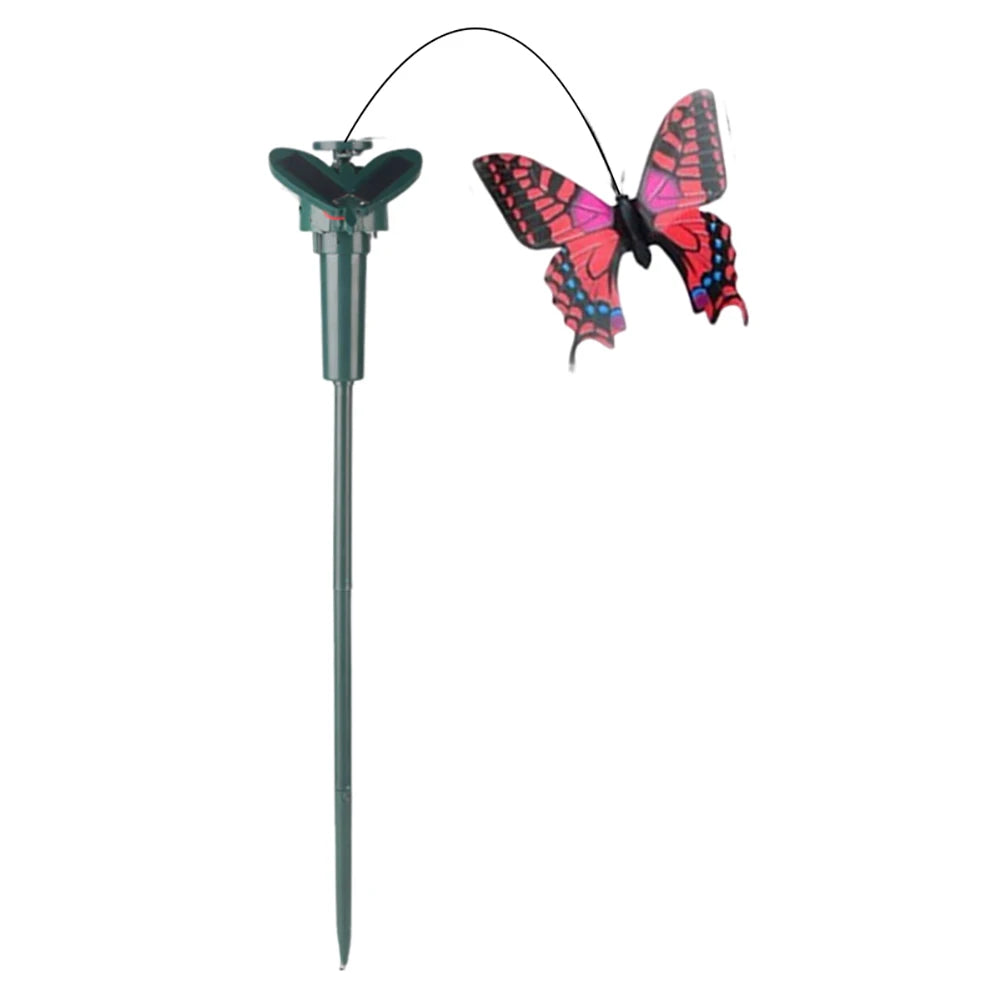 1-3Pcs Solar Powered Flying Wobble Fluttering Butterfly Ornament Cute Animal Solar Flying Butterfly Decor Yard Outdoor Decor Peaceful Pleasures Health and Wellness Butterfly