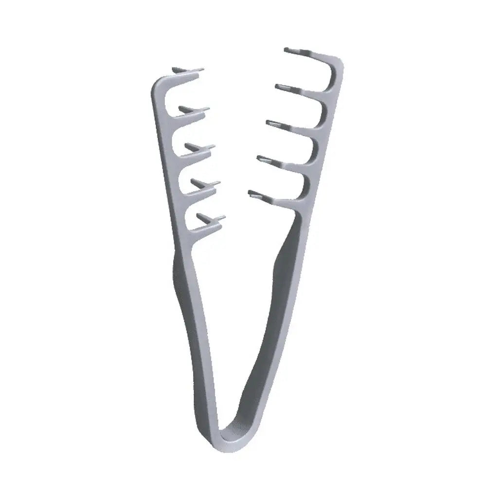 Korean Hair Root Lifter Textured Styling Comb for Volume Hair Styling Comb Peaceful Pleasures Health and Wellness gray