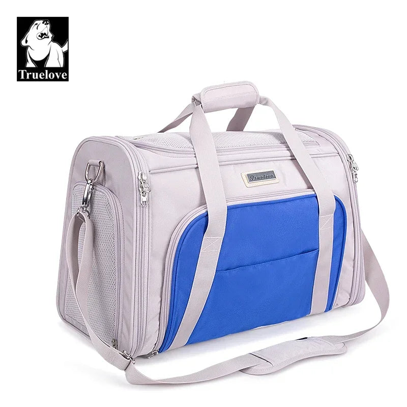 Truelove Breathable Foldable Water-Repellent Pet Backpack | TLX3971 Peaceful Pleasures Health and Wellness Royal Blue 47cmx27cmx30cm China Mainland
