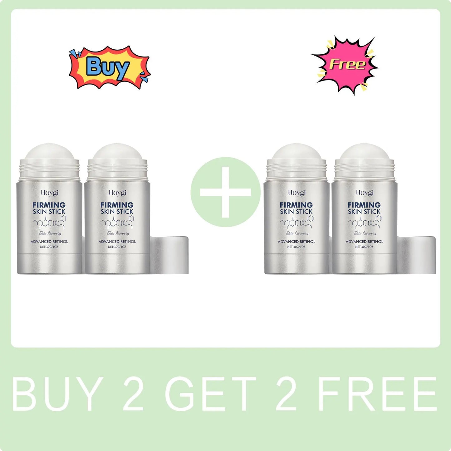 Retinol Face Stick Reduce Fine Lines Firming Lifting Anti Aging Neck Cream for Moisturizer Improve Sagging Brighten Skin Product Peaceful Pleasures Health and Wellness Buy 2 Get 2 Free