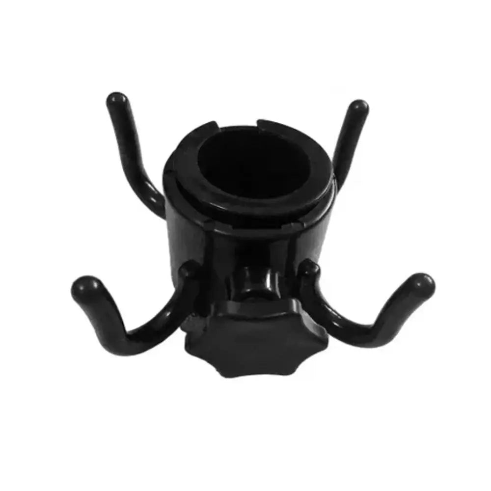 Outdoor Beach Umbrella Hooks Hanger Versatile Useful Sun Umbrella Storage Holder Wear-resistant Space-saving Four-corner Hook Peaceful Pleasures Health and Wellness Black