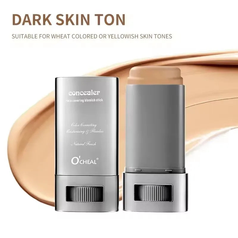 Face Foundation Contour Stick Long Lasting Waterproof Brighten Skin Concealer Pen Nose Contour Cream Contouring Beauty Makeup Peaceful Pleasures Health and Wellness 05DARK SKIN TON