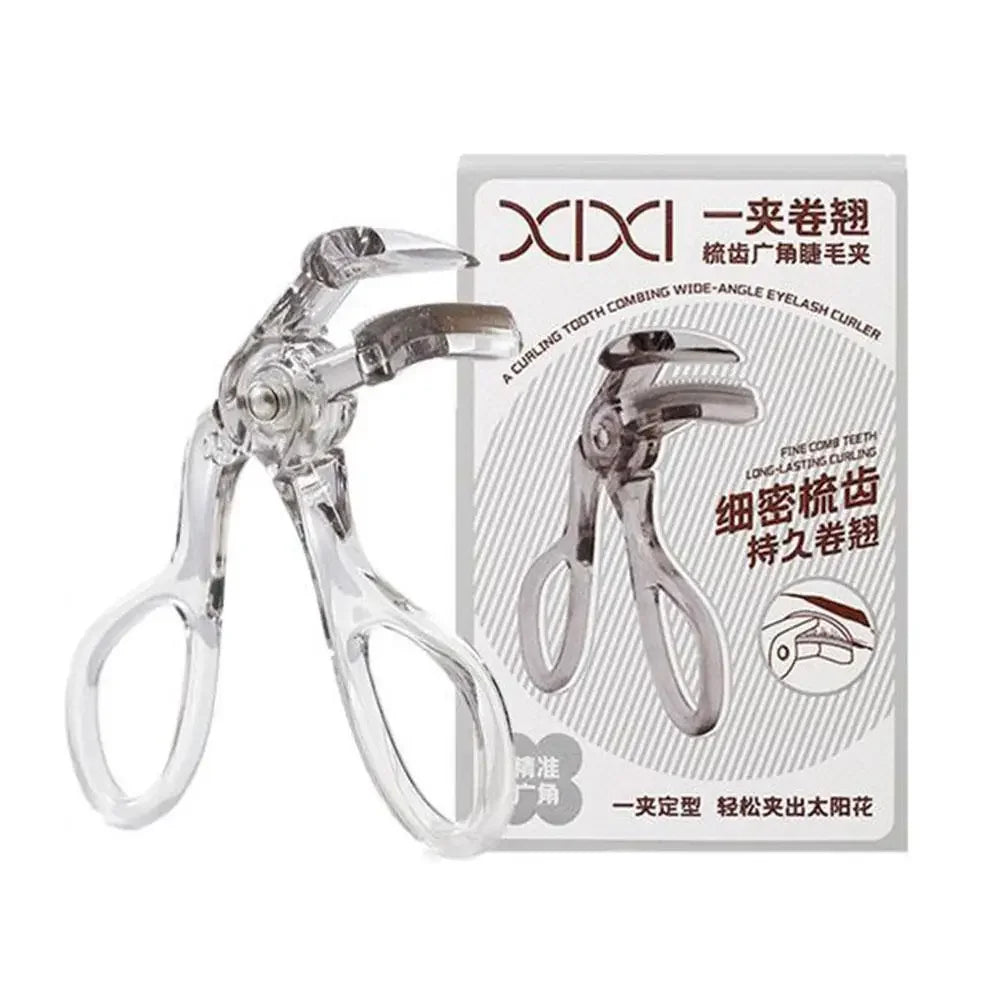 Portable Wide-Angles Eyelashes Curler And Partial Eyelash Curler Eye Lash Curler With One-Clip Comb Makeup Tool For Woman Girls Peaceful Pleasures Health and Wellness A