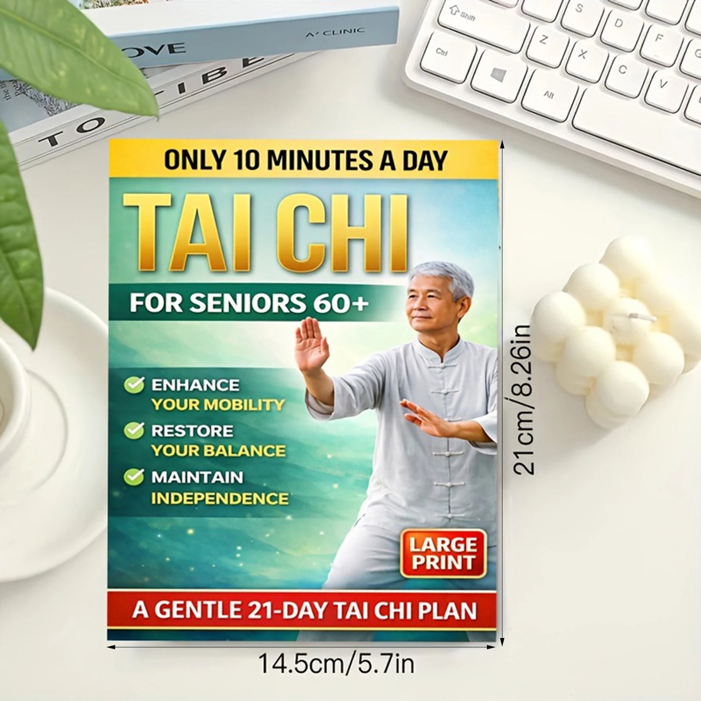 10-Minute Tai Chi Guidebook For Balance Training And Fall Prevention 21-Day Program Peaceful Pleasures Health and Wellness