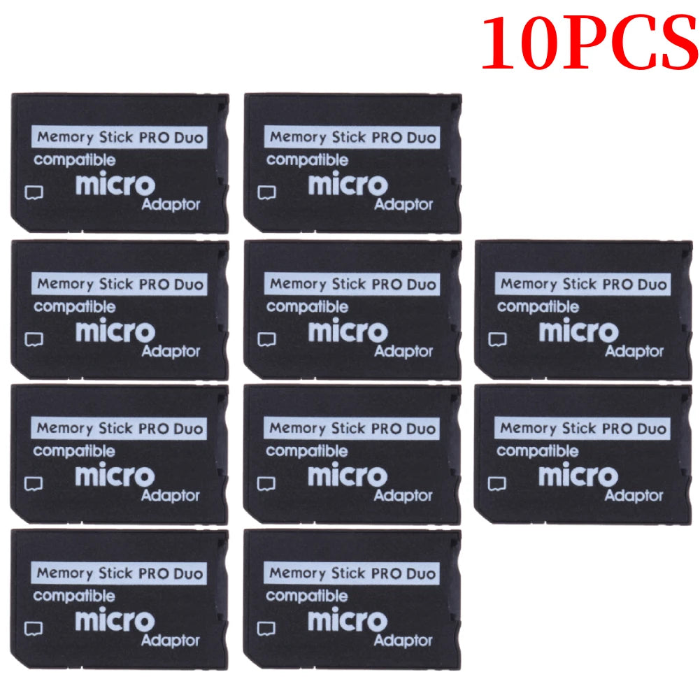 1-20PCS Support Memory Card Adapter SD Card To Memory Stick Adapter For PSP SD Card 1MB-128GB Memory Stick Pro Duo Peaceful Pleasures Health and Wellness 10PCS