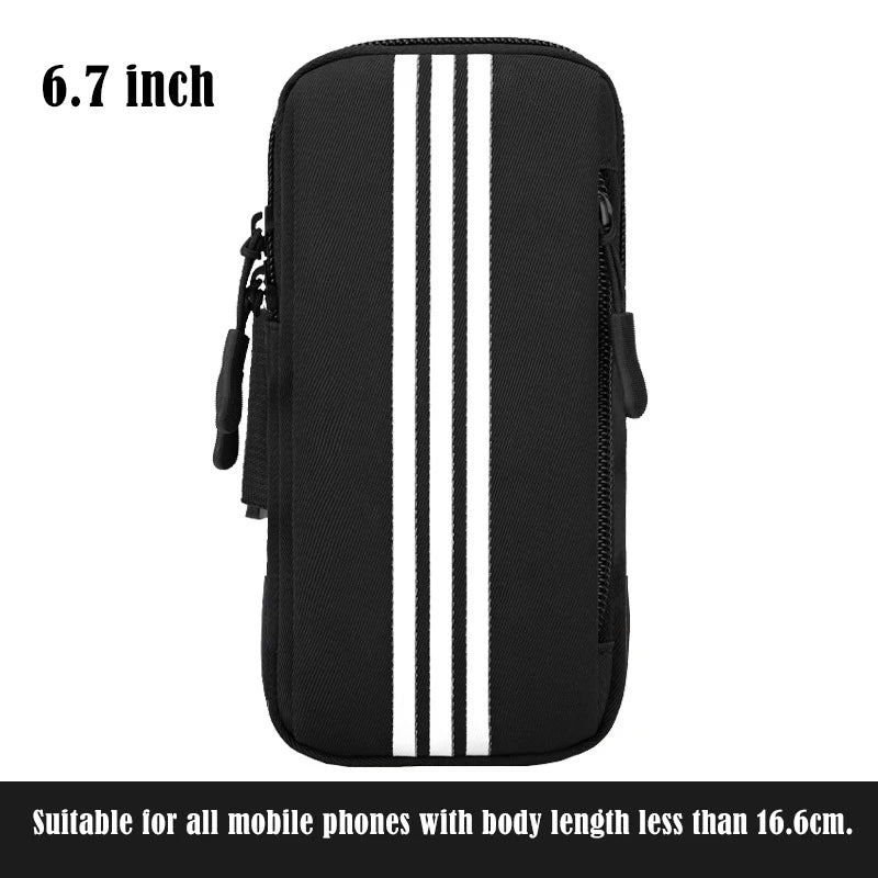 armband on the phone running bag for phone bags accessories wrist armbands mp3 mp4 bags sport phone cell phone accessories woman Peaceful Pleasures Health and Wellness Black(6.7 inch) China Mainland