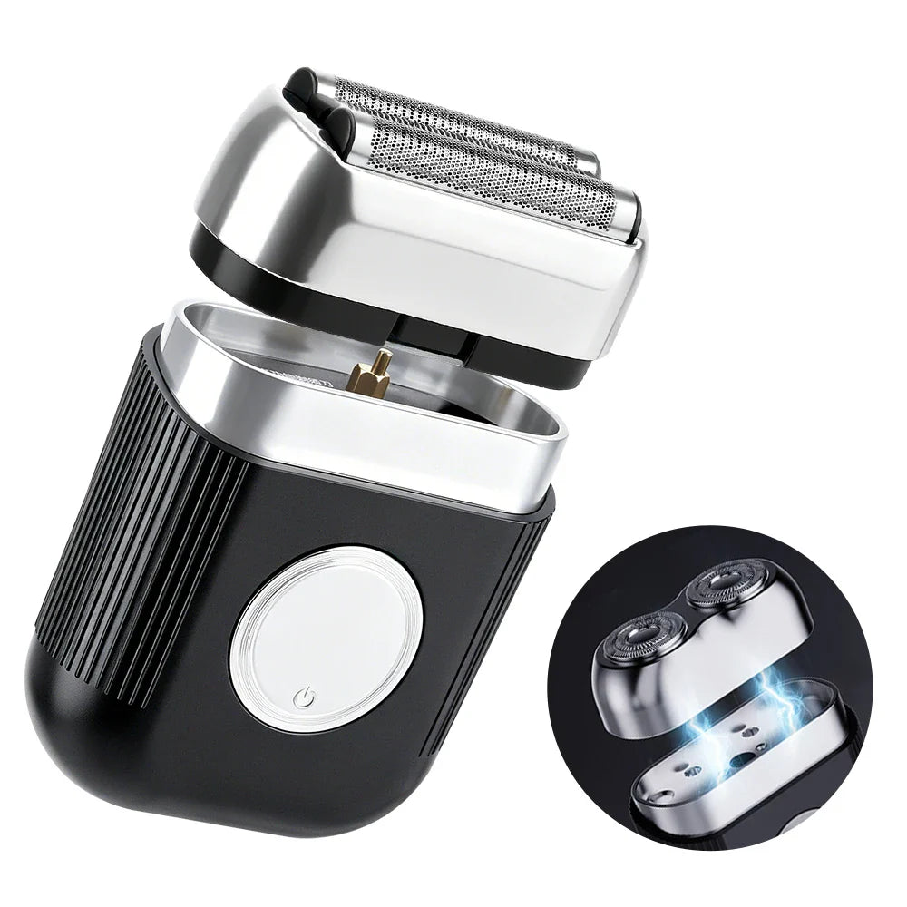 AFDEAL Mini Foil Electric Shaver for Men – 9000RPM Type-C