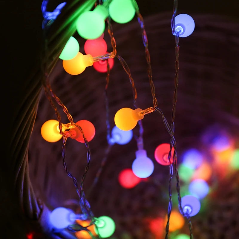 10M LED Ball Fairy String Lights USB/Battery – Garden & Wedding