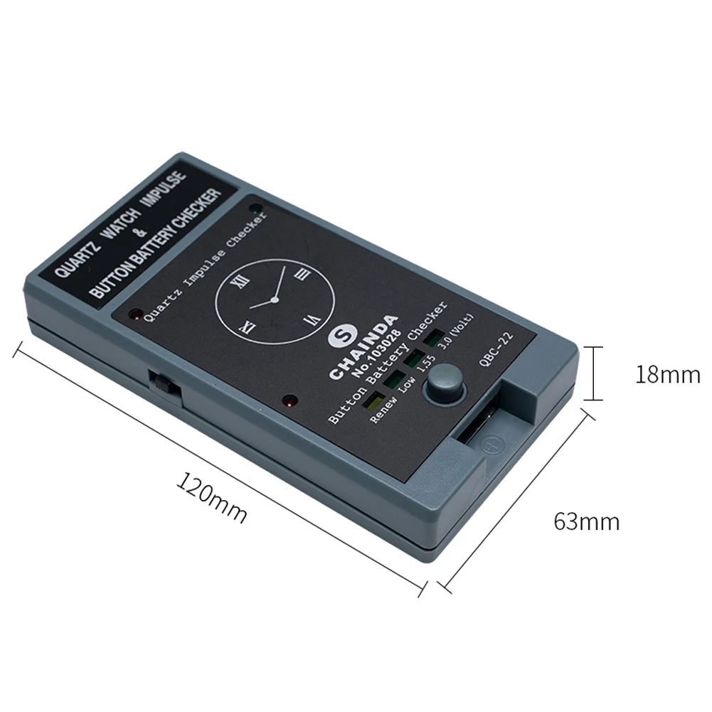QBC-22 Quartz Pulsed Watch Movement Tester Watch Button Battery Level Checker Tools for Watchmakers Watch Repairing Tool Peaceful Pleasures Health and Wellness