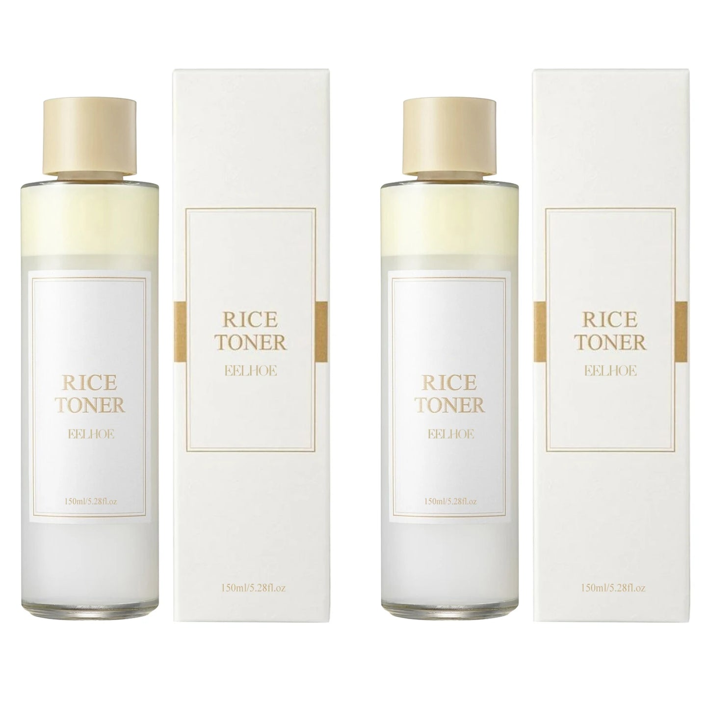 Rice Water Face Toner Essence Deep Moisturizing Repairing Skin Barrier Shrink Pore Brightening Anti Aging Nourishing Toner 150ml Peaceful Pleasures Health and Wellness 2 X 150ml Boxed